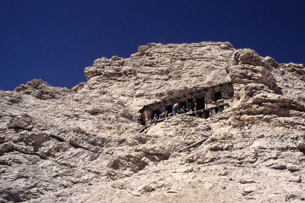 Via ferrata Ivano Dibona : ancienne casemate