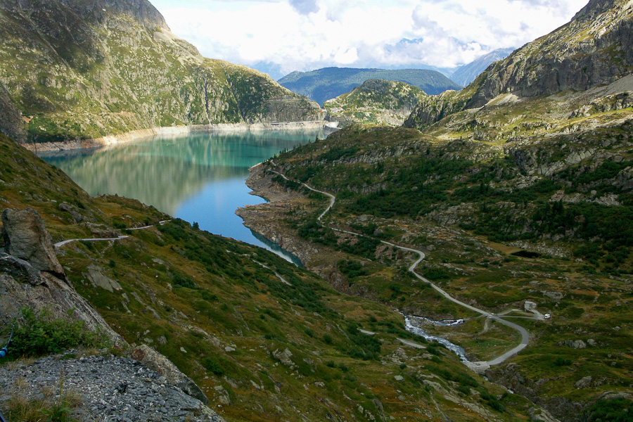 Lac et barrage d'Émosson