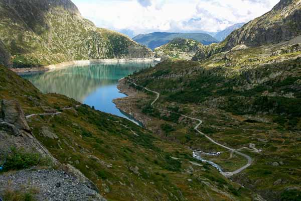 Lac et barrage d'Émosson