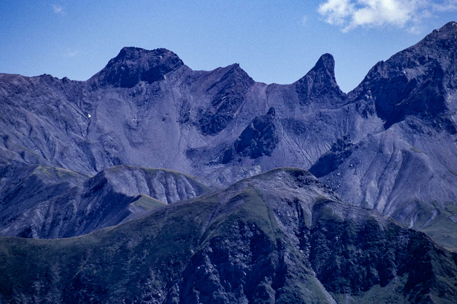 Crête schisteuse