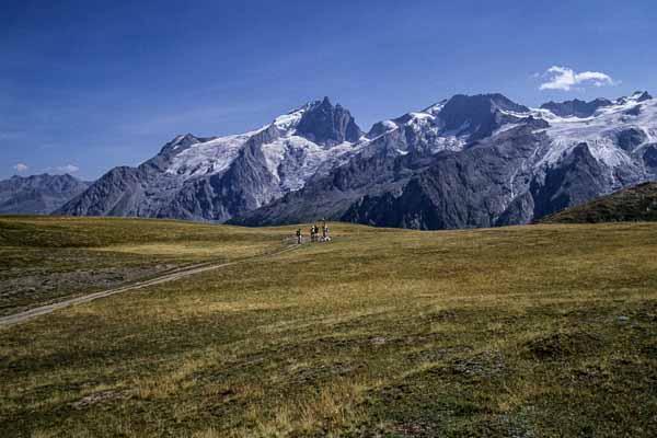 Meije et Rateau depuis le col du Souchet