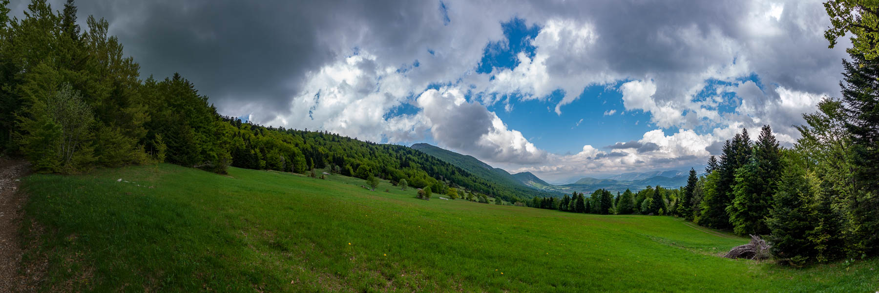 Vue vers Vassieux depuis Piarrou