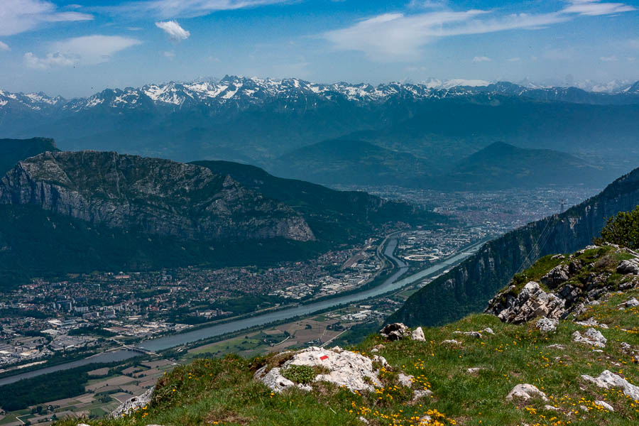 Grenoble depuis la Buffe