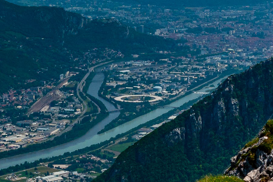 Grenoble depuis la Buffe