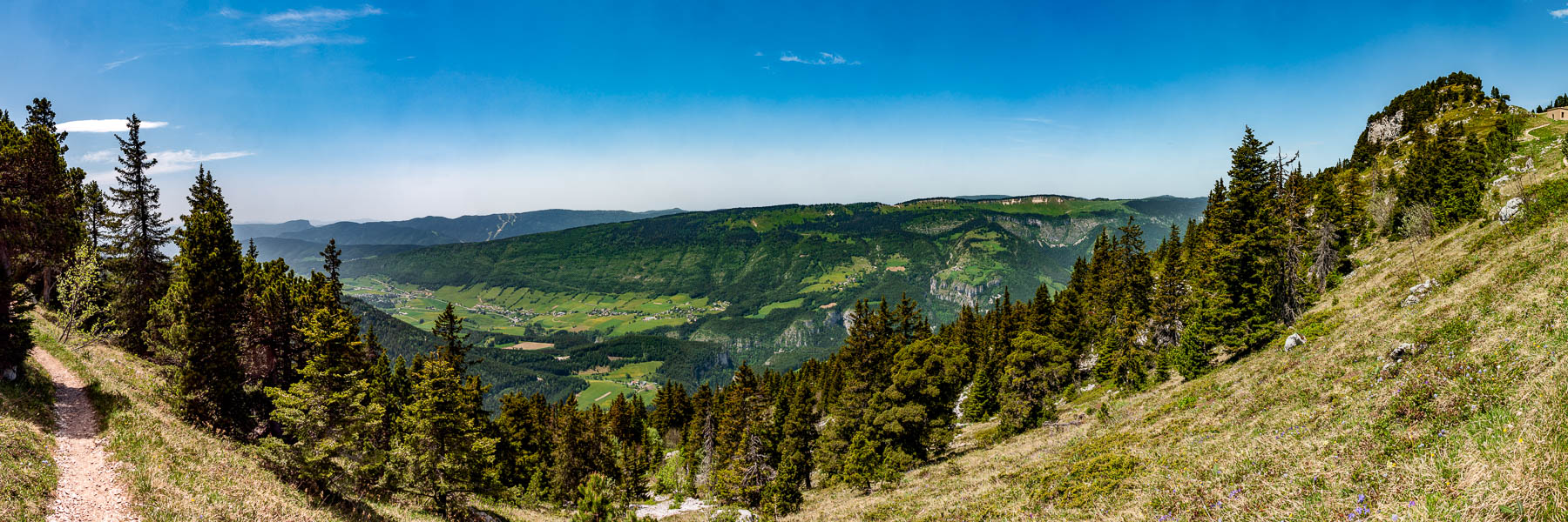 Lans-en-Vercors depuis le Moucherotte