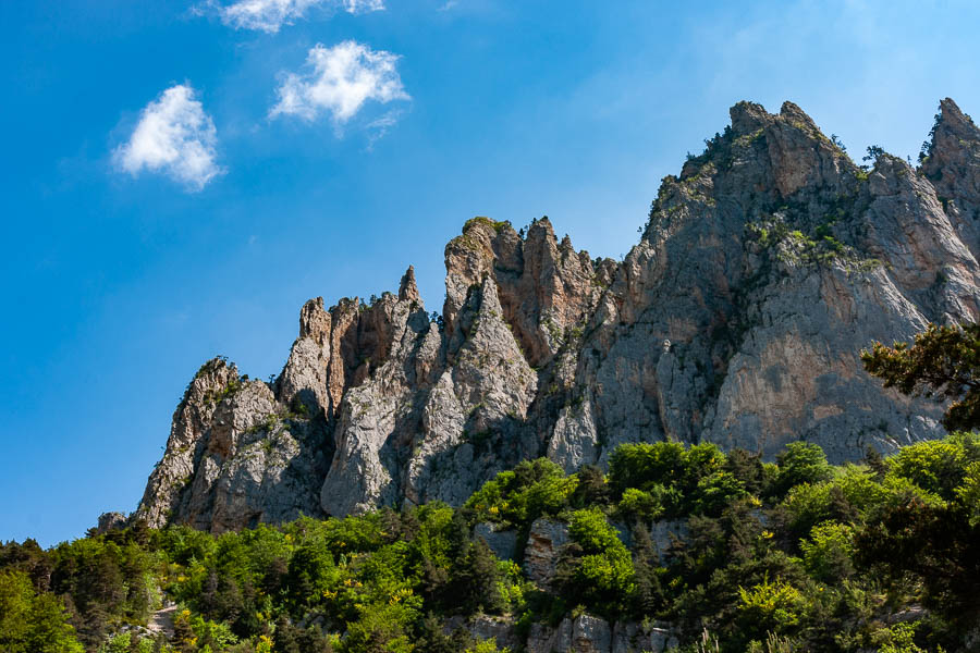 Cirque d'Archiane : aiguilles