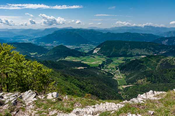 Col de Vassieux : vue vers Die