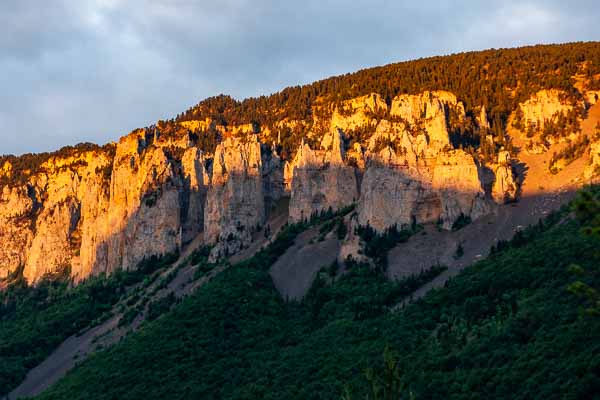 Cirque d'Archiane : Glandasse au lever du soleil