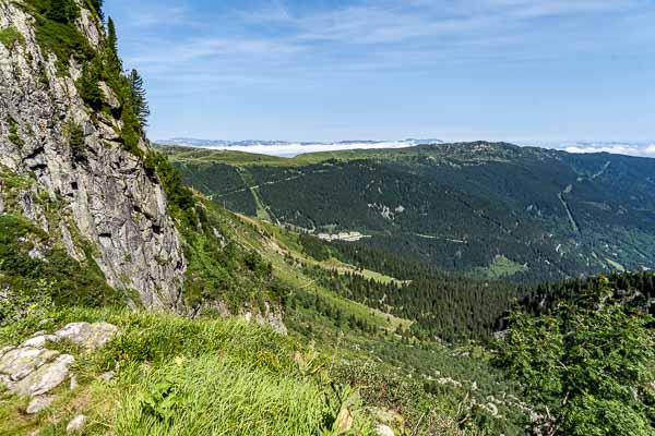 Le Pleynet et Grand Rocher depuis le col de la Vieille