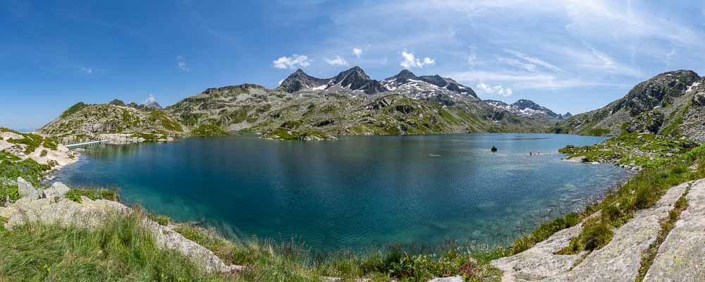 Lac de Cottepens depuis le refuge des Sept Laux