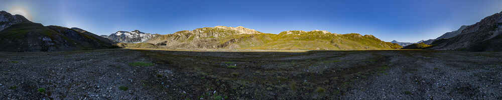 Vallon des Fours et pointe de Méan Martin