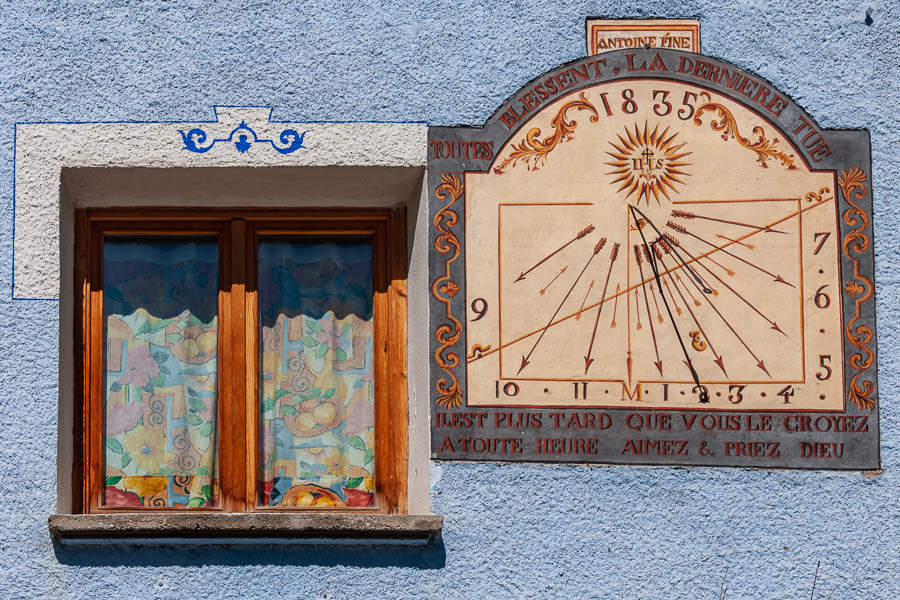 Saint-Véran : cadran solaire