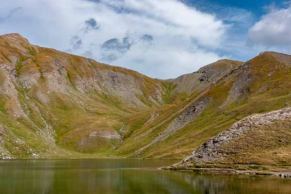 Lac du Grand Laus, col du Malrif