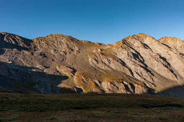 Pic de Caramantran, 3025 m, et col de Chamoussière, 2884 m