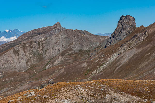 Pic de Château Renard, 2989 m, et le Rouchon, 2929 m