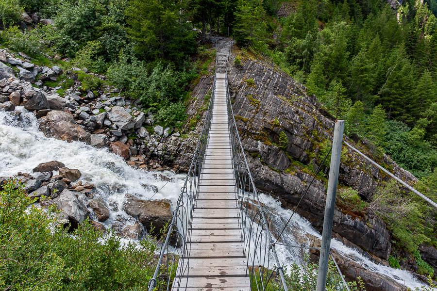 Passerelle du torrent de Bionnassay