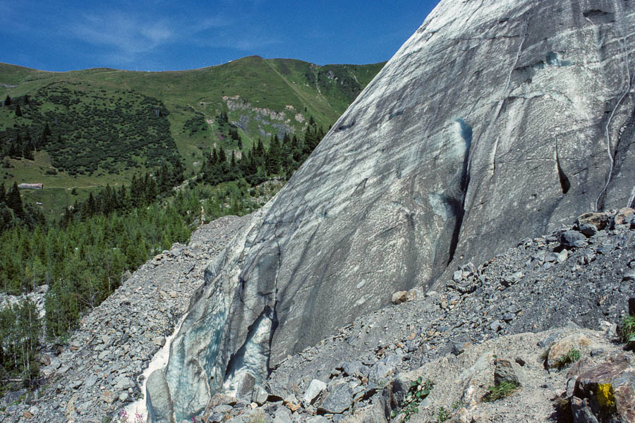 Moraine du glacier de Bionnassay