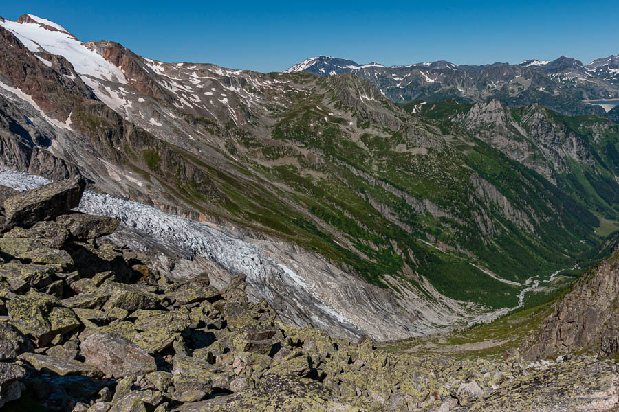 Fenêtre d'Arpette : glacier du Trient