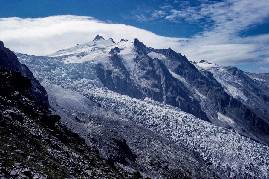 Fenêtre d'Arpette : glacier du Trient