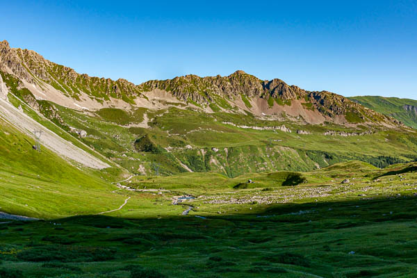 Chalets de Jovet, aiguille de Roselette, 2384 m