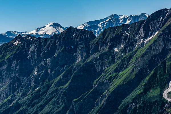 Grande Motte, 3653 m, et Grande Casse, 3855 m