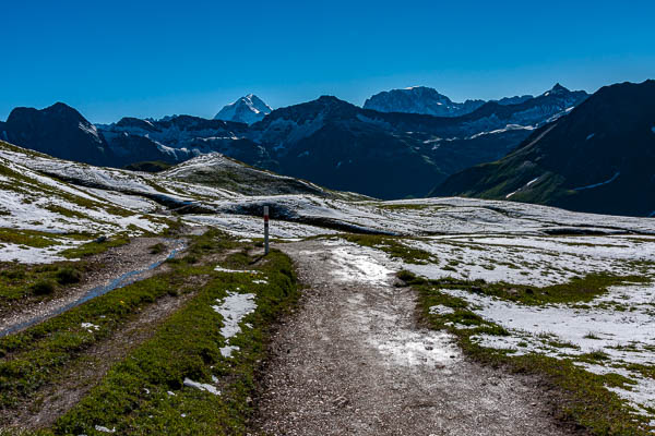 Grand Col Ferret, 2537 m : vue vers l'est