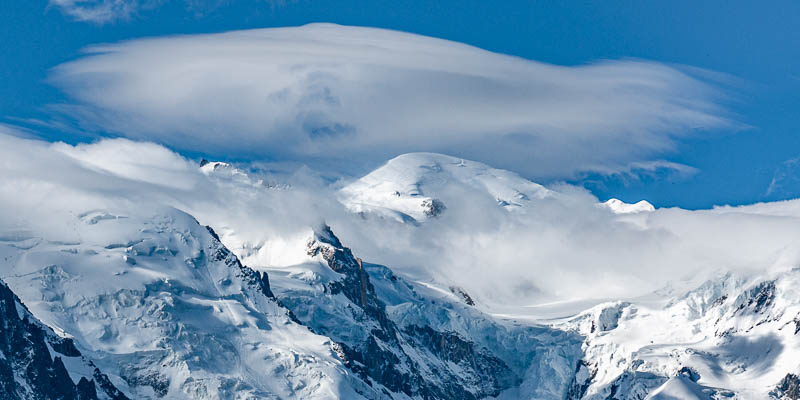 Le mont Blanc et son âne