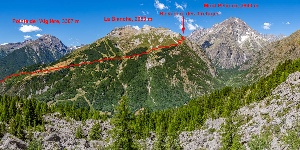 Pistes de Pelvoux-Vallouise sous la Blanche, 2953 m