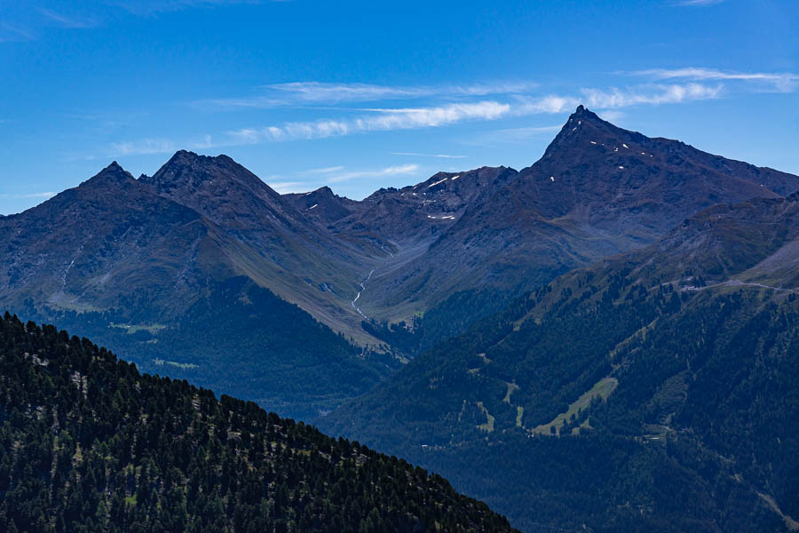 Vallon du Fond, aiguille de Scolette