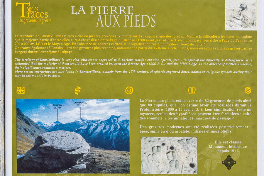 Pierre aux pieds, 2750 m