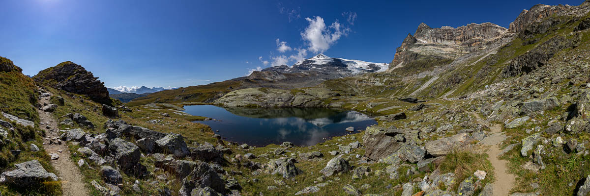Lac des Lozières et dôme de Chasseforêt