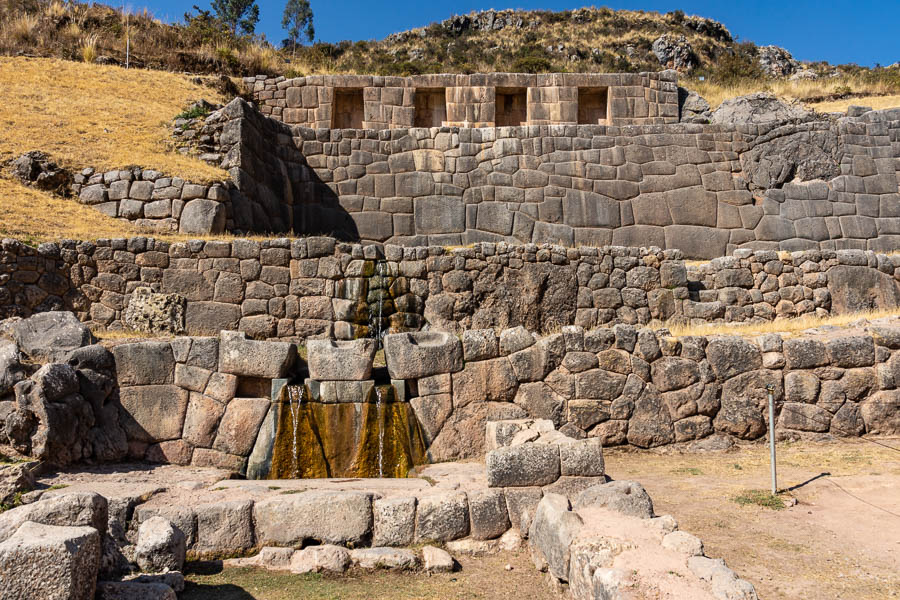 Tambomachay : temple, fontaine de cérémonie