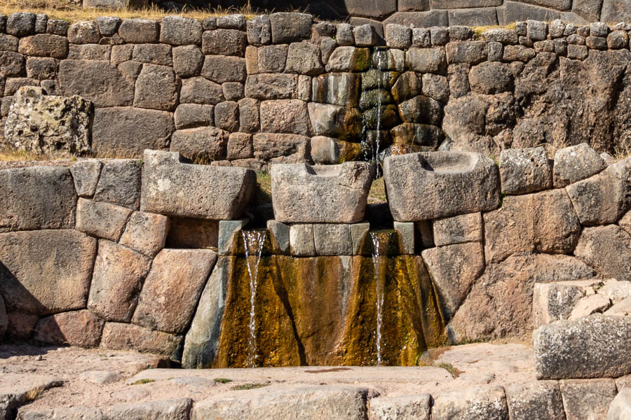 Tambomachay : temple, fontaine de cérémonie