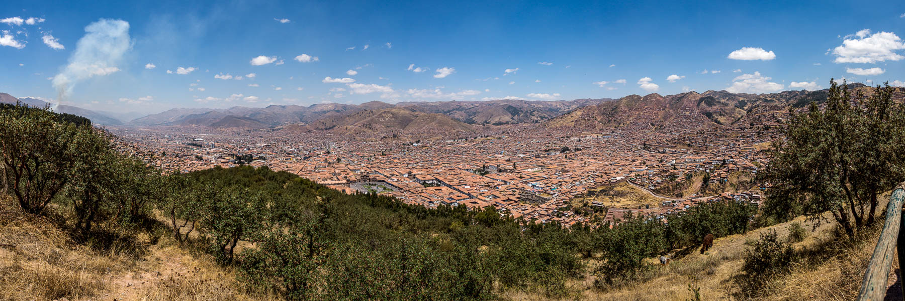 Saqsaywaman : vue de Cusco
