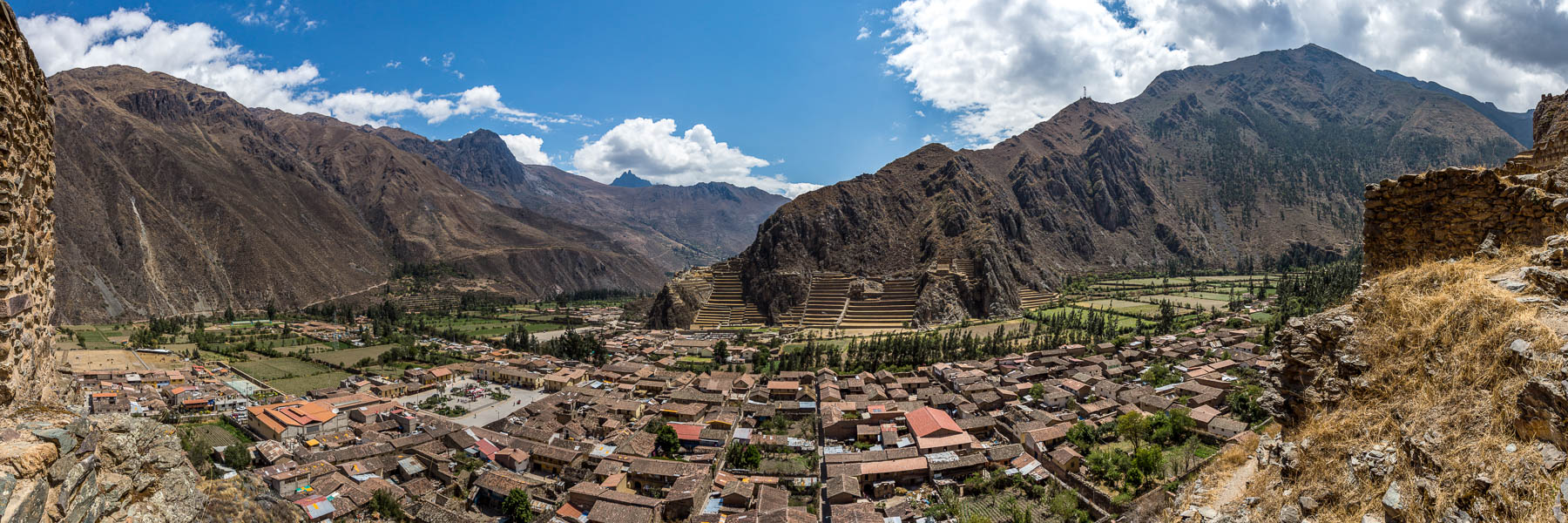 Ollantaytambo depuis un grenier