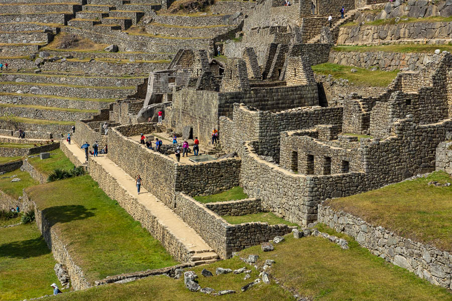 Machu Picchu : temple du soleil