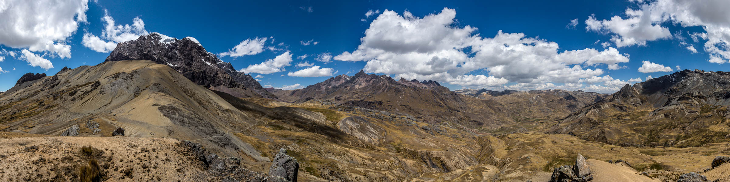 Panorama de la bosse près du petit col