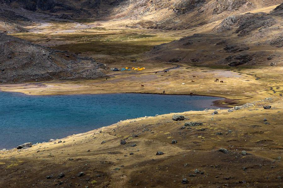 Laguna Jatunpucacocha et camp