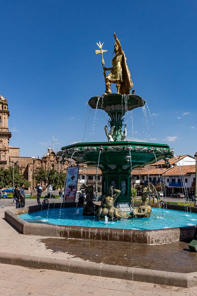 Plaza de Armas : fontaine