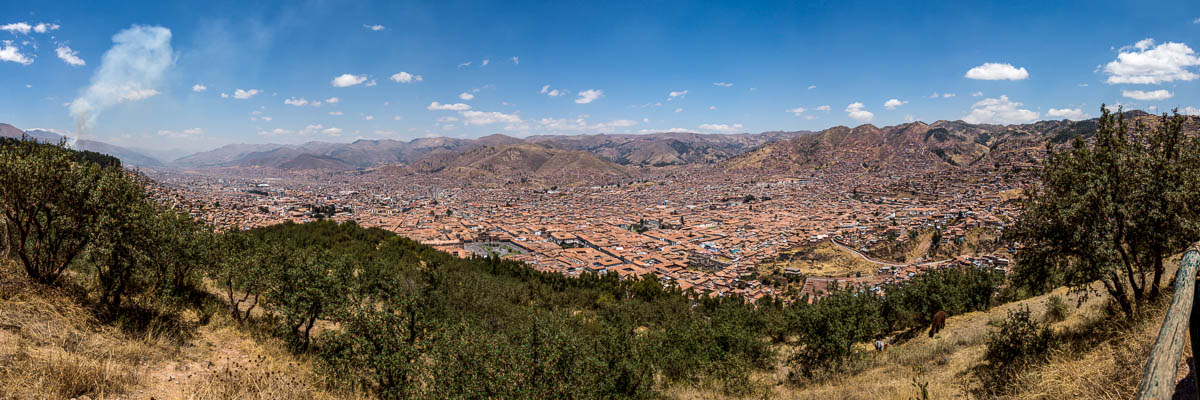 Saqsaywaman : vue de Cusco