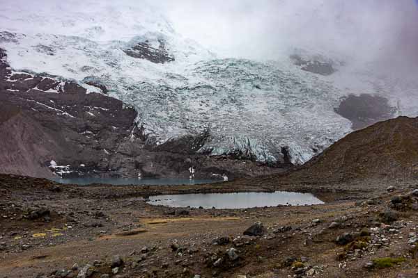 Glacier de l'Ausangate et lacs
