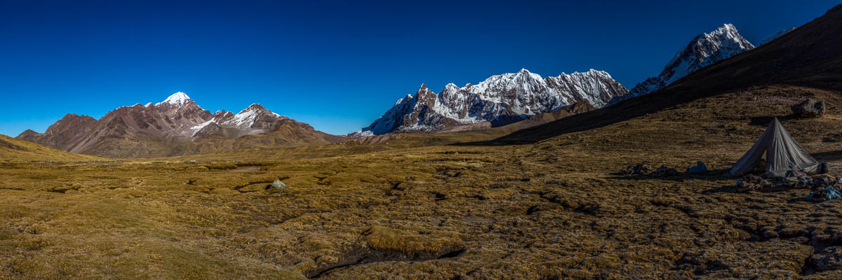 Camp 4, 5000 m, Ausangate et paso Campa