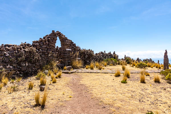 Taquile : temple au sommet de l'île