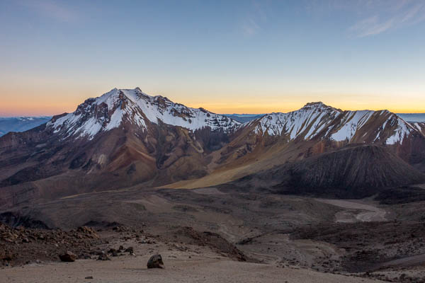 Chachani : lever de soleil