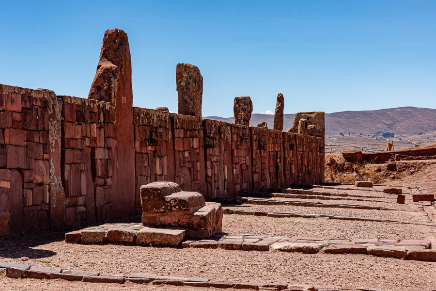 Tiwanaku : mur du Kalasasaya