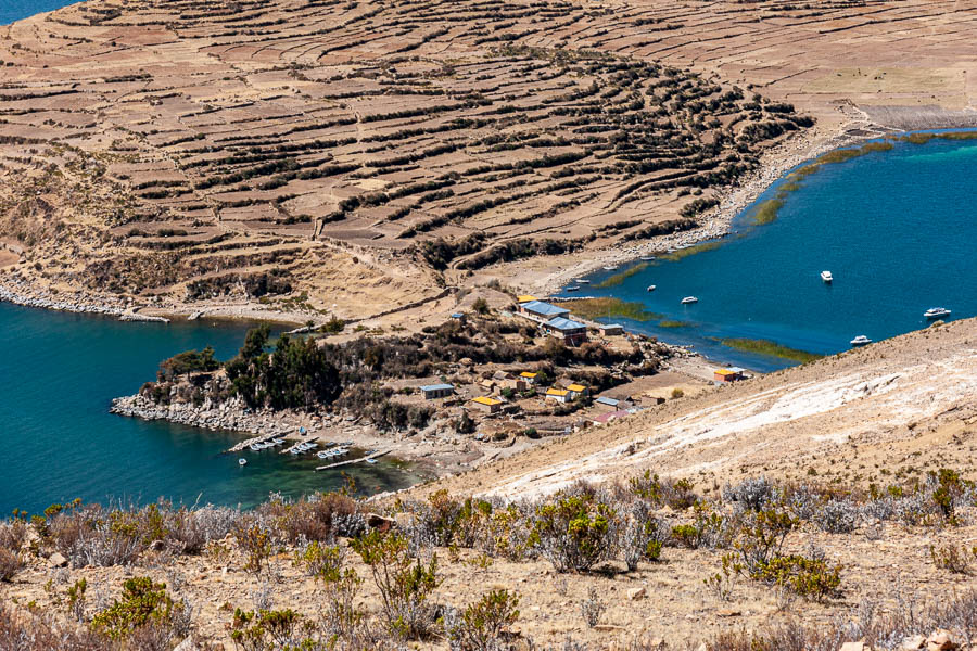 Lac Titicaca : île du Soleil, Challapampa