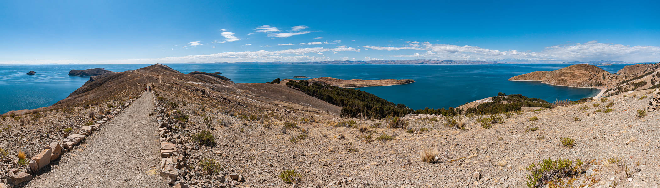 Lac Titicaca : île du Soleil, sentier de crête