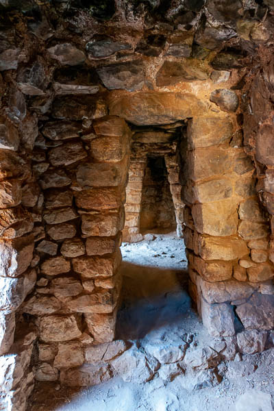 Lac Titicaca : île du Soleil, site inca, palais de Pilkokaina