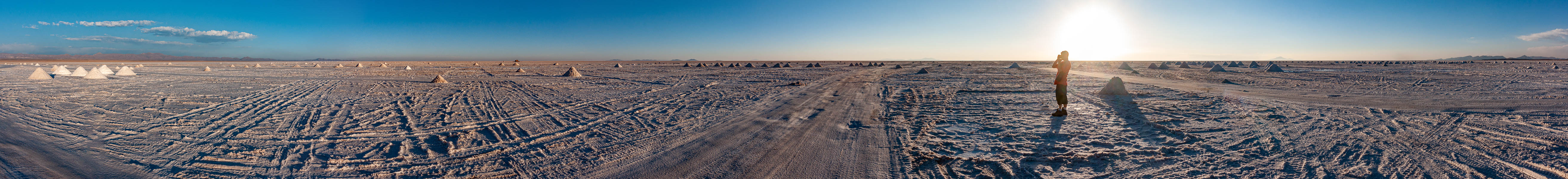 Salar d'Uyuni, 3654 m, près de Colchani