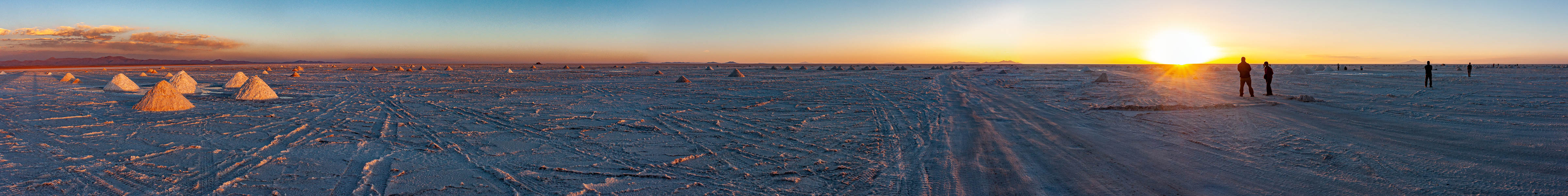 Salar d'Uyuni, 3654 m, près de Colchani